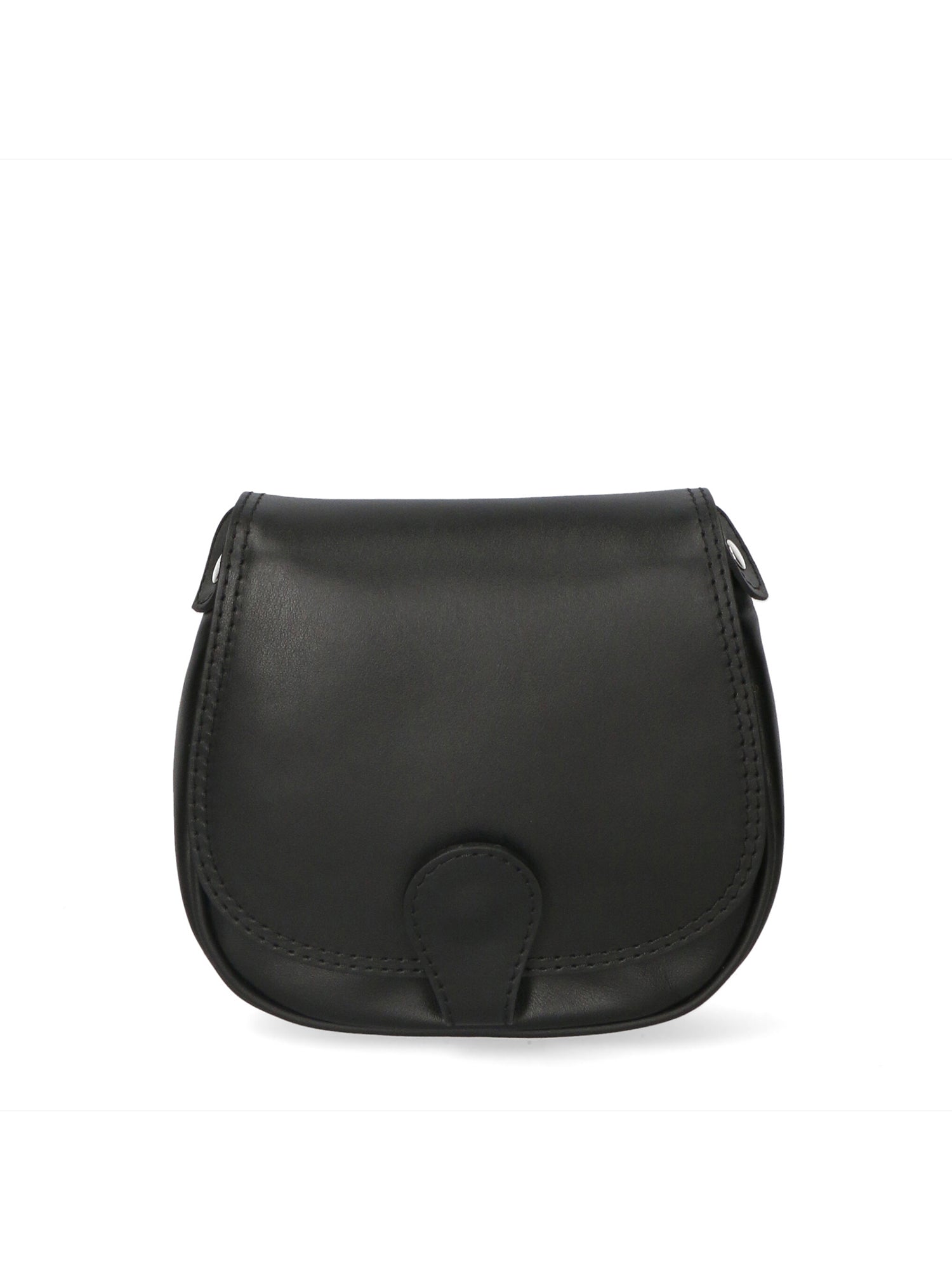 Bianca Borsa a tracolla da donna Vera pelle 10016 1020-NERO BLACK Gave Lux