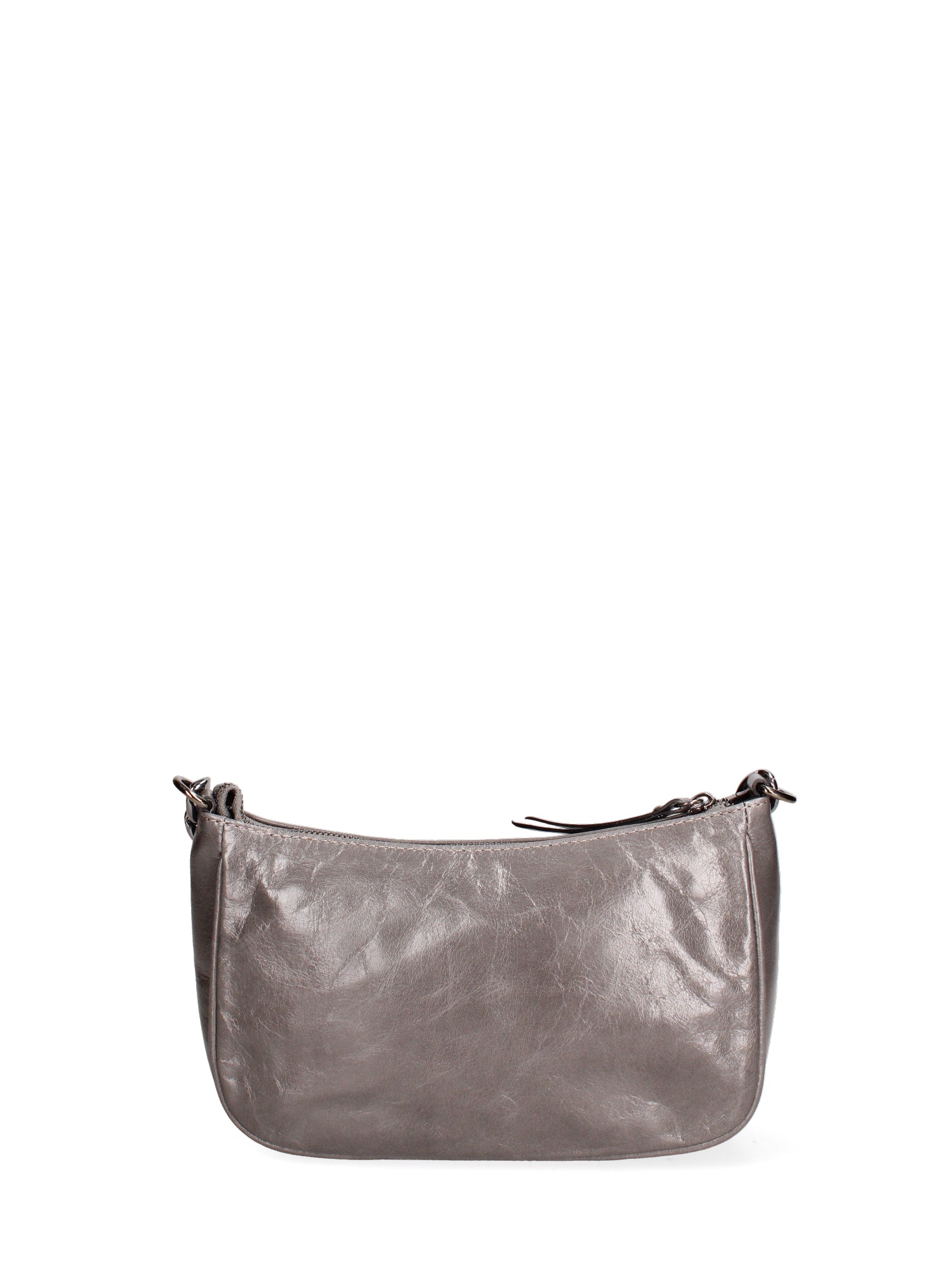 Borsa a spalla da donna Vera pelle JR-W-1188SHINY-D. GREY-CDF John Richmond