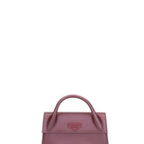 Borsa a mano da donna 100% gomma FLAT ARROW 24-DARK MAUVE-LIGHT OTTONE Marc Ellis