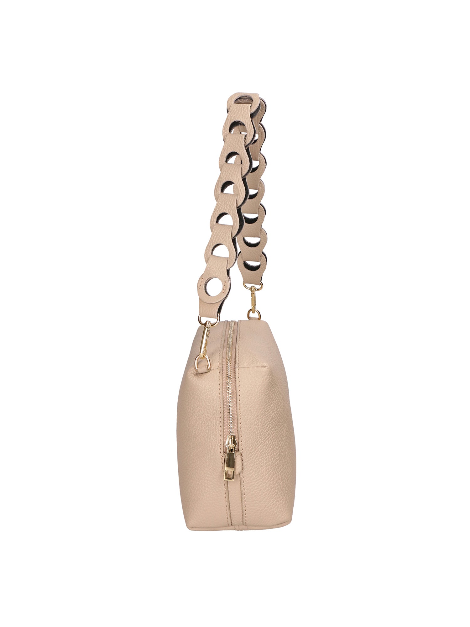 Livia Borsa a spalla da donna Vera pelle 06443-CAPPUCCINO Gave Lux