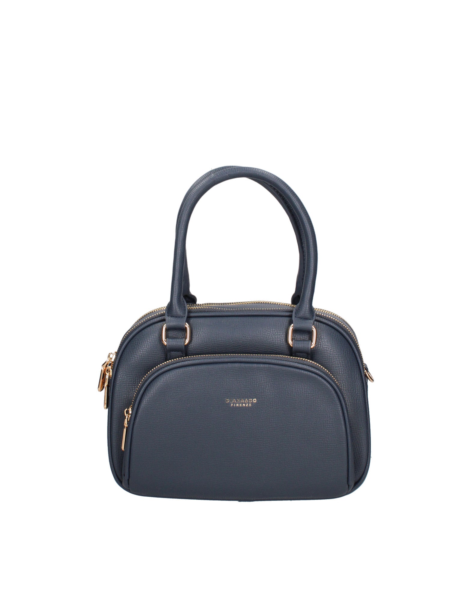 Borsa a mano da donna Ecopelle 601-4-NAVY BLUE Diana&co