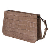 Valoria Borsa a spalla da donna Vera pelle 05414-B40 TAUPE SCURO Gave Lux
