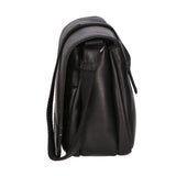 Borsa a tracolla unisex Made in Italy Vera pelle SN5863047-BLACK Santini Firenze