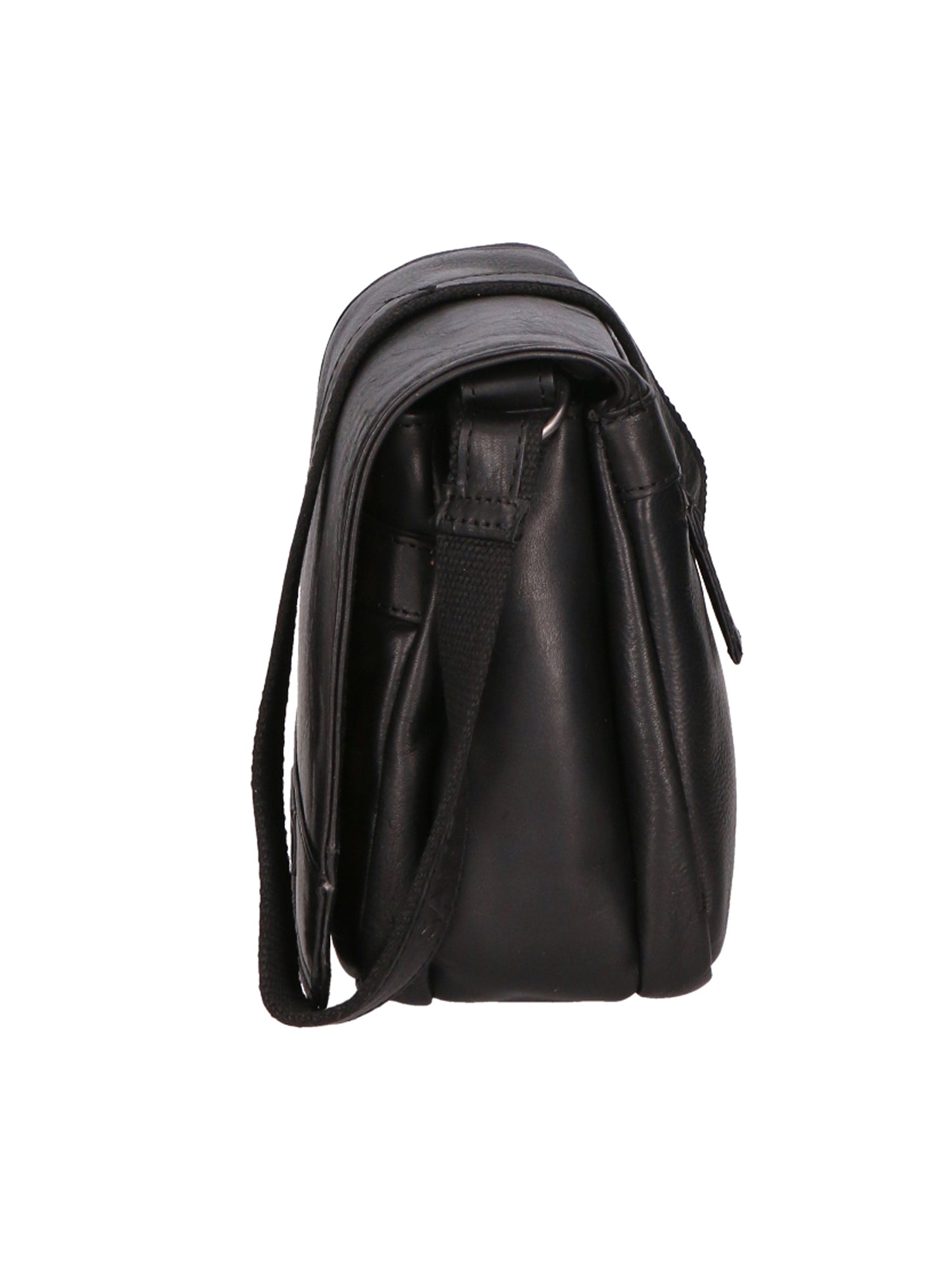 Borsa a tracolla unisex Made in Italy Vera pelle SN5863047-BLACK Santini Firenze