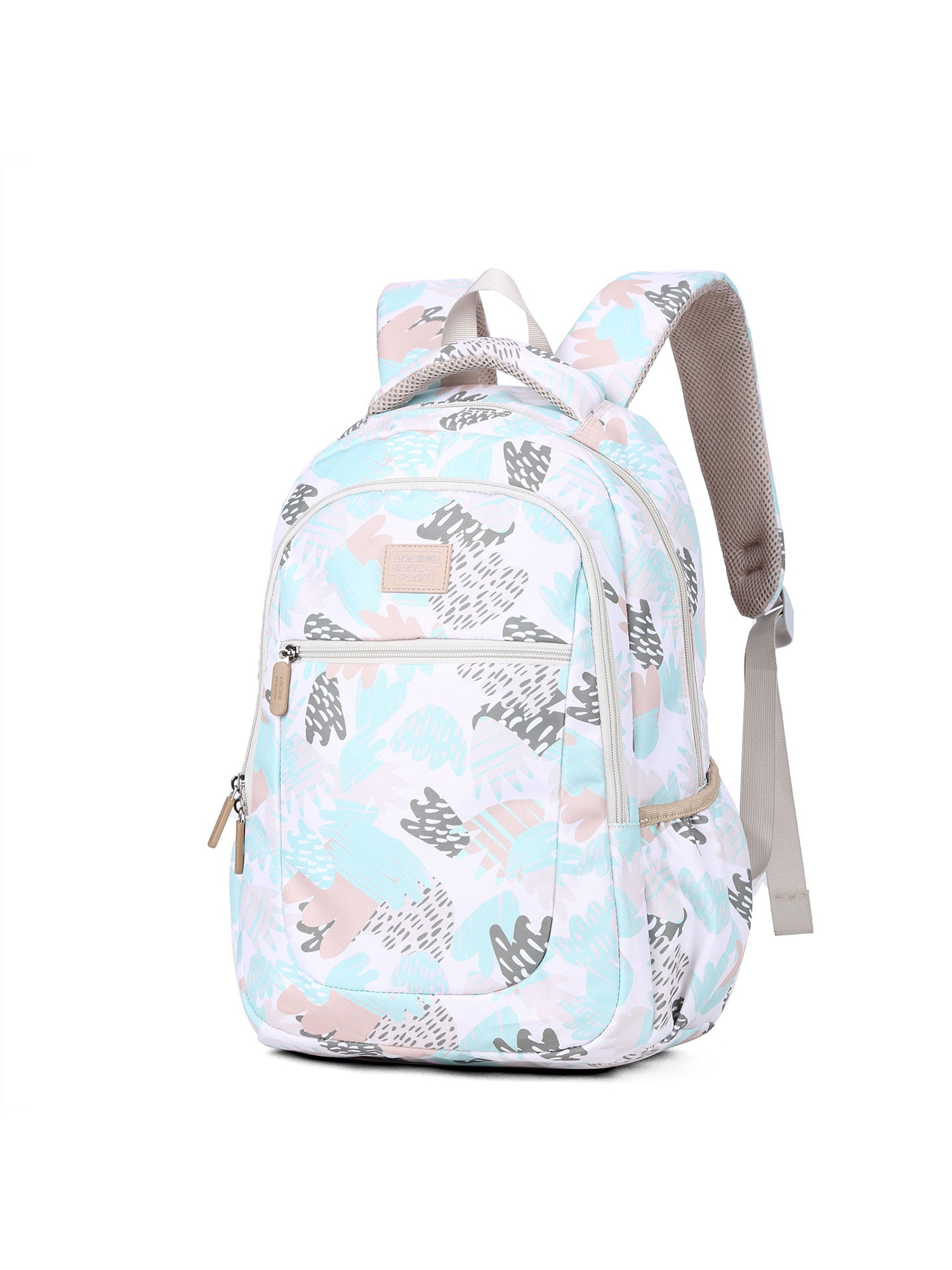 XN3637-6-MINT GREEN LEAF Zaino unisex Seraphina Plus Aoking