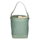 Lisbeth Borsa a secchiello da donna Misto pelle e tessuto 05165-331 S96 MENTA Gave Lux