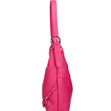 Fiorenza Lux Borsa a spalla da donna Vera pelle 07140-D02 FUXIA Viola Castellani
