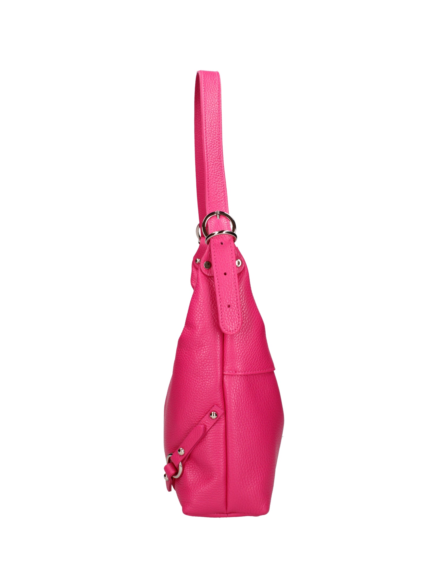 Fiorenza Lux Borsa a spalla da donna Vera pelle 07140-D02 FUXIA Viola Castellani