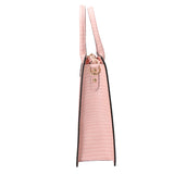 Giulia Borsa a mano da donna Vera pelle effetto cocco 468W-LU13 ROSA BABY Viola Castellani