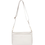 Borsa a spalla da donna 100% pelle vegana PU 703-1PT-BEIGE Diana&co