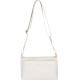Borsa a spalla da donna 100% pelle vegana PU 703-1PT-BEIGE Diana&co