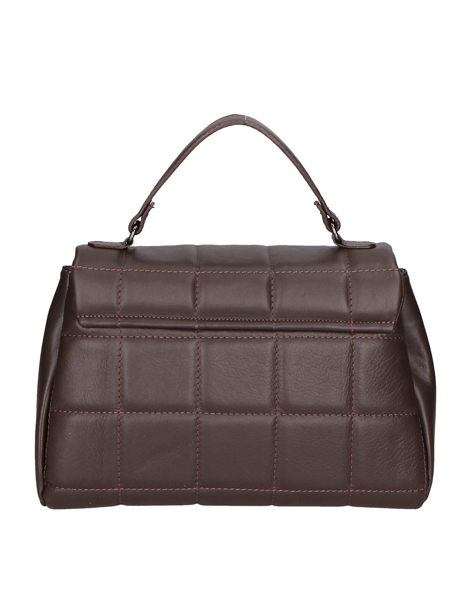 Viola Borsa a mano da donna Vera Pelle 06862-S23 TESTA DI MORO Gave Lux