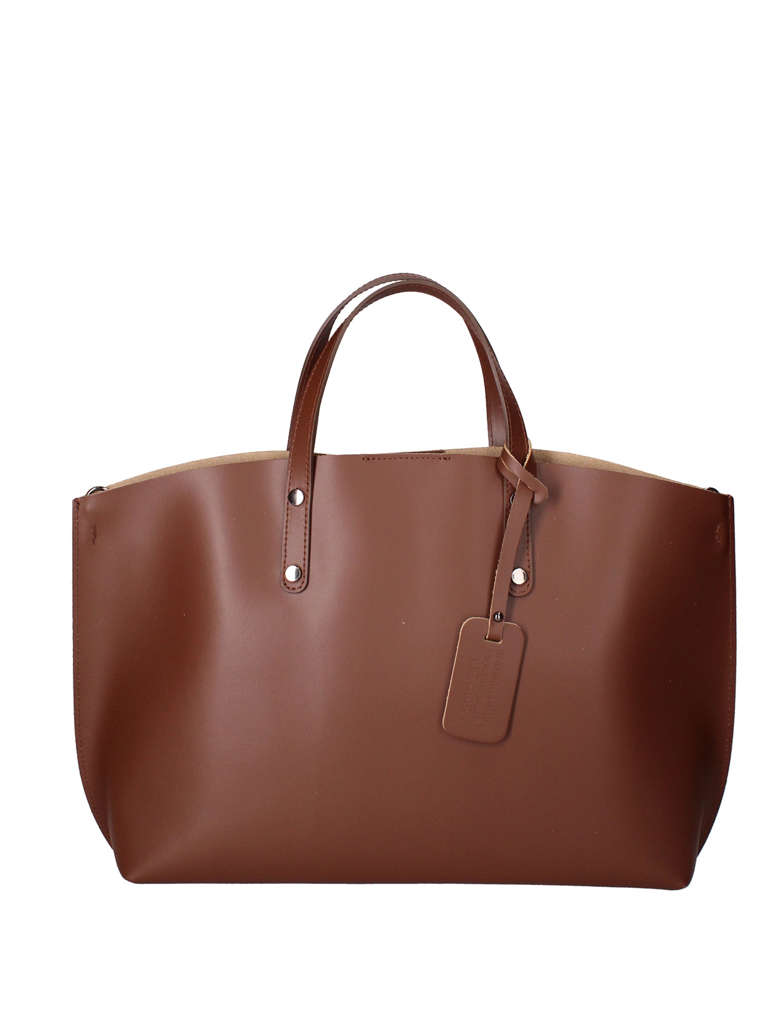 Lumena Borsa a mano da donna Vera pelle 2094-L131 MARRONE Gave Lux