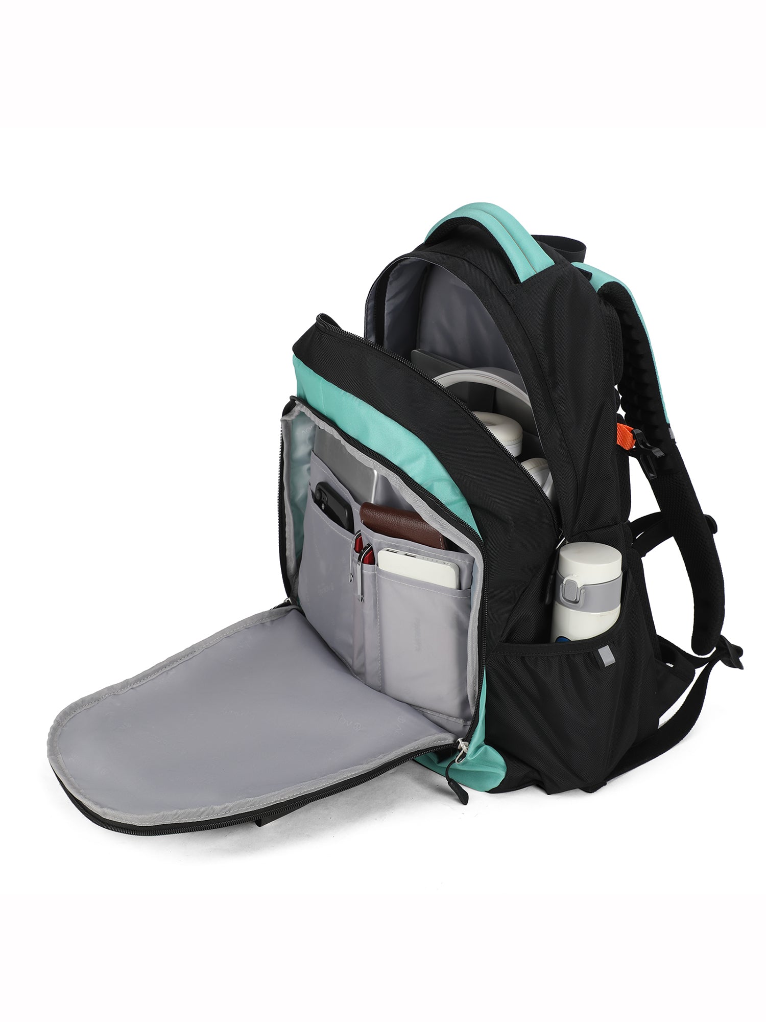 Zaino unisex Valoria Prime Casual SN57605-10B-BLACK L-GREEN Aoking