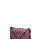 Borsa a mano donna 100% gomma FLAT PENKA M-DARK MAUVE-BRUSH CDF Marc Ellis