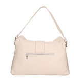 Grace Borsa a spalla da donna Vera pelle 07158-D37 LATTE Viola Castellani