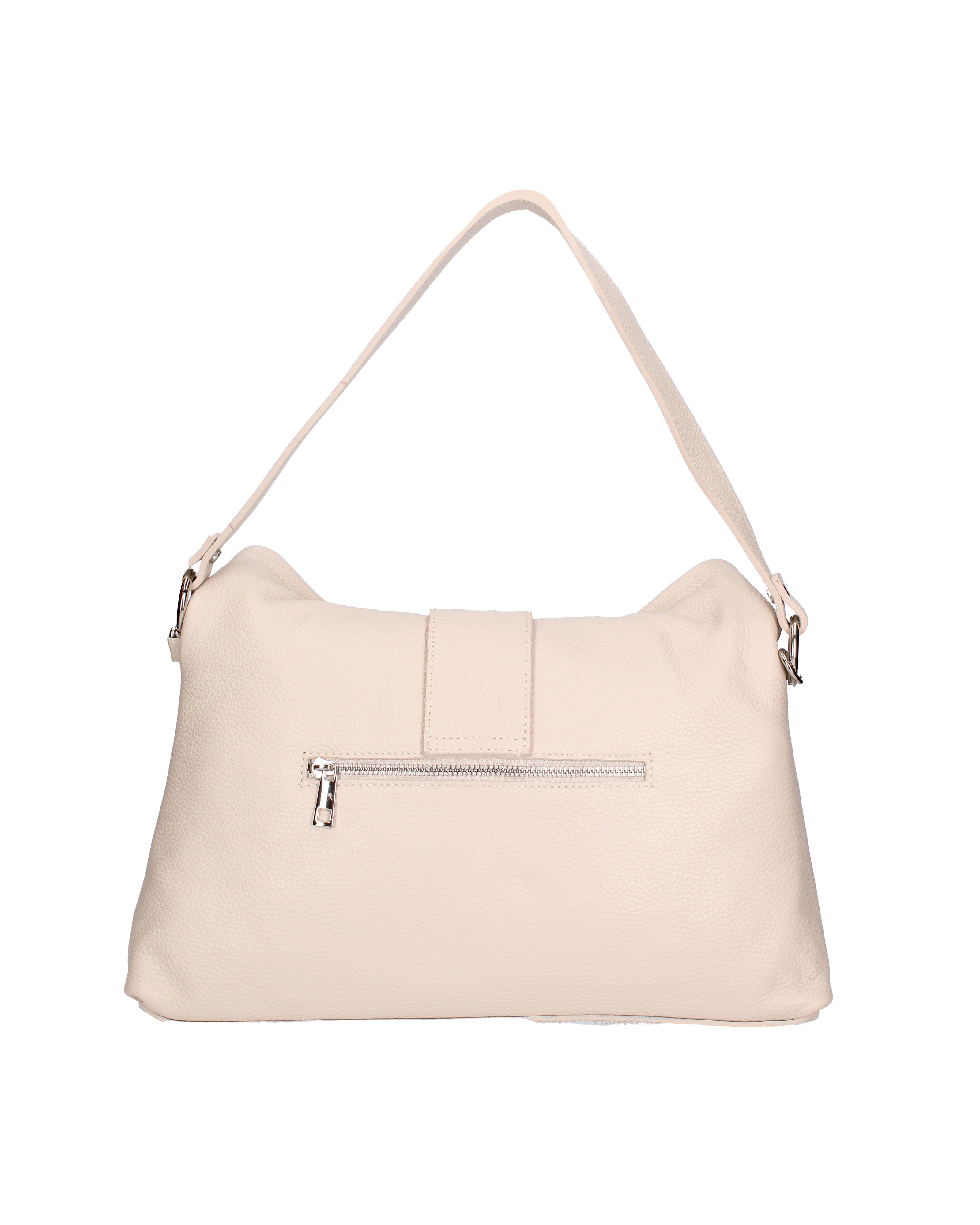 Grace Borsa a spalla da donna Vera pelle 07158-D37 LATTE Viola Castellani