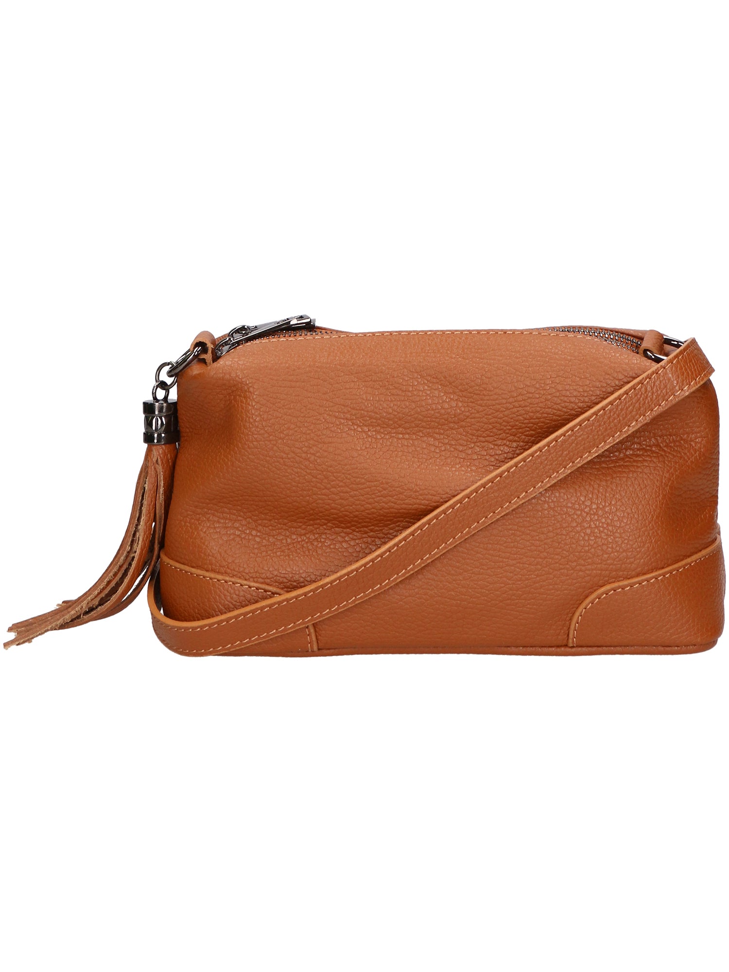 Lidia Borsa a mano da donna Vera pelle 06513-CUOIO SCURO Gave Lux