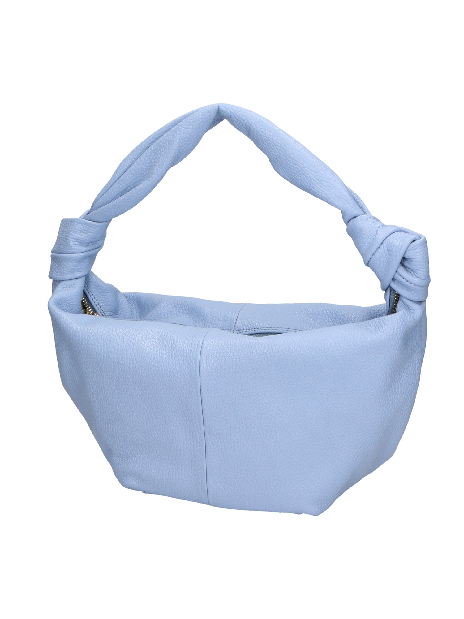 Lunaria Borsa a spalla da donna Vera pelle 06007-D220 AZZURRO Gave Lux