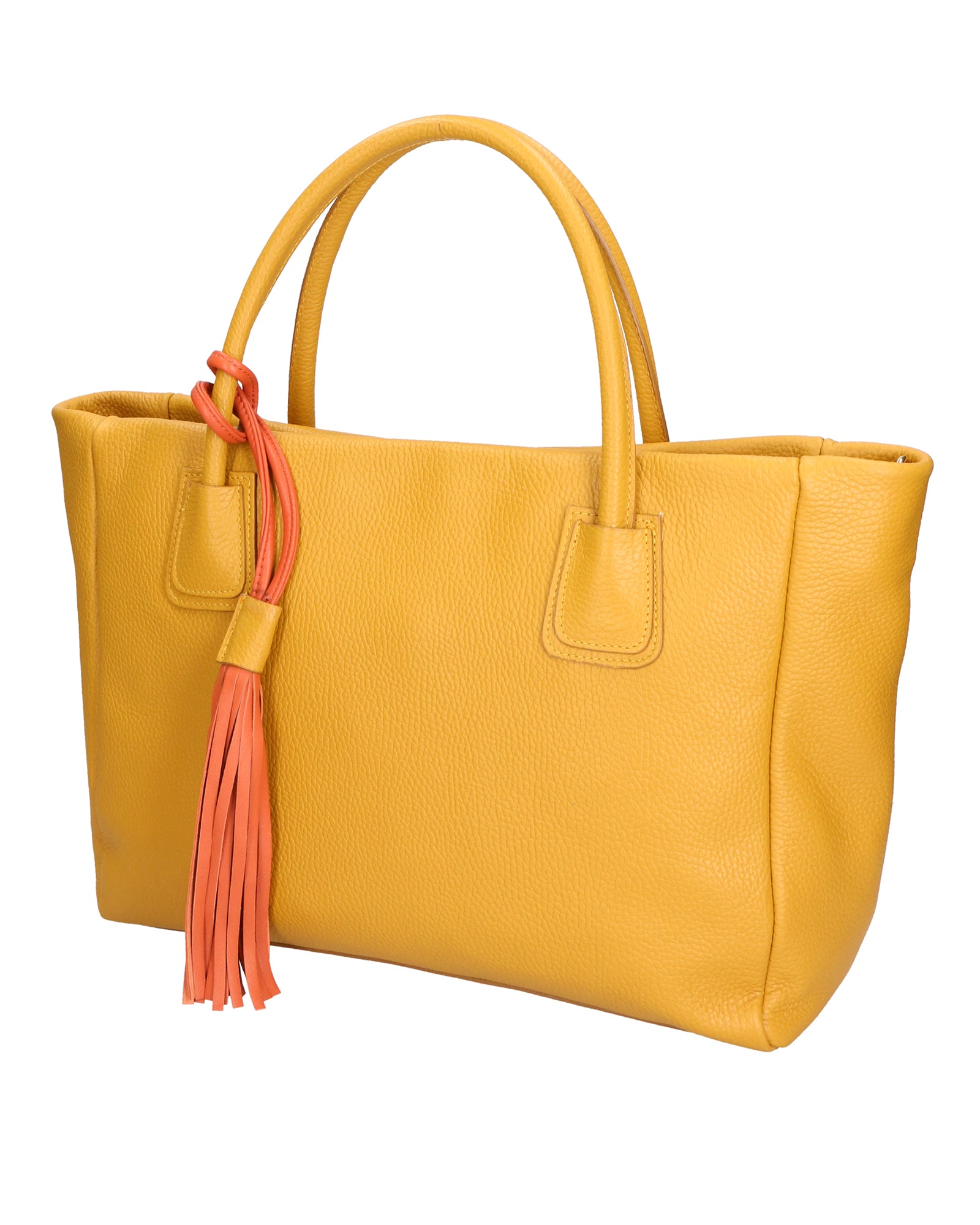 Rosalie Borsa a spalla da donna 100% pelle 06503-D36 SENAPE Gave Lux