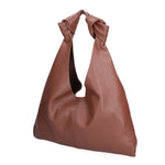 Borsa a spalla da donna 100% vera pelle 07156-D21 MARRONE Viola Castellani