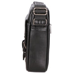 Borsa a tracolla uomo 100% PU Leather PCL3080-BLACK Northampton Polo Club