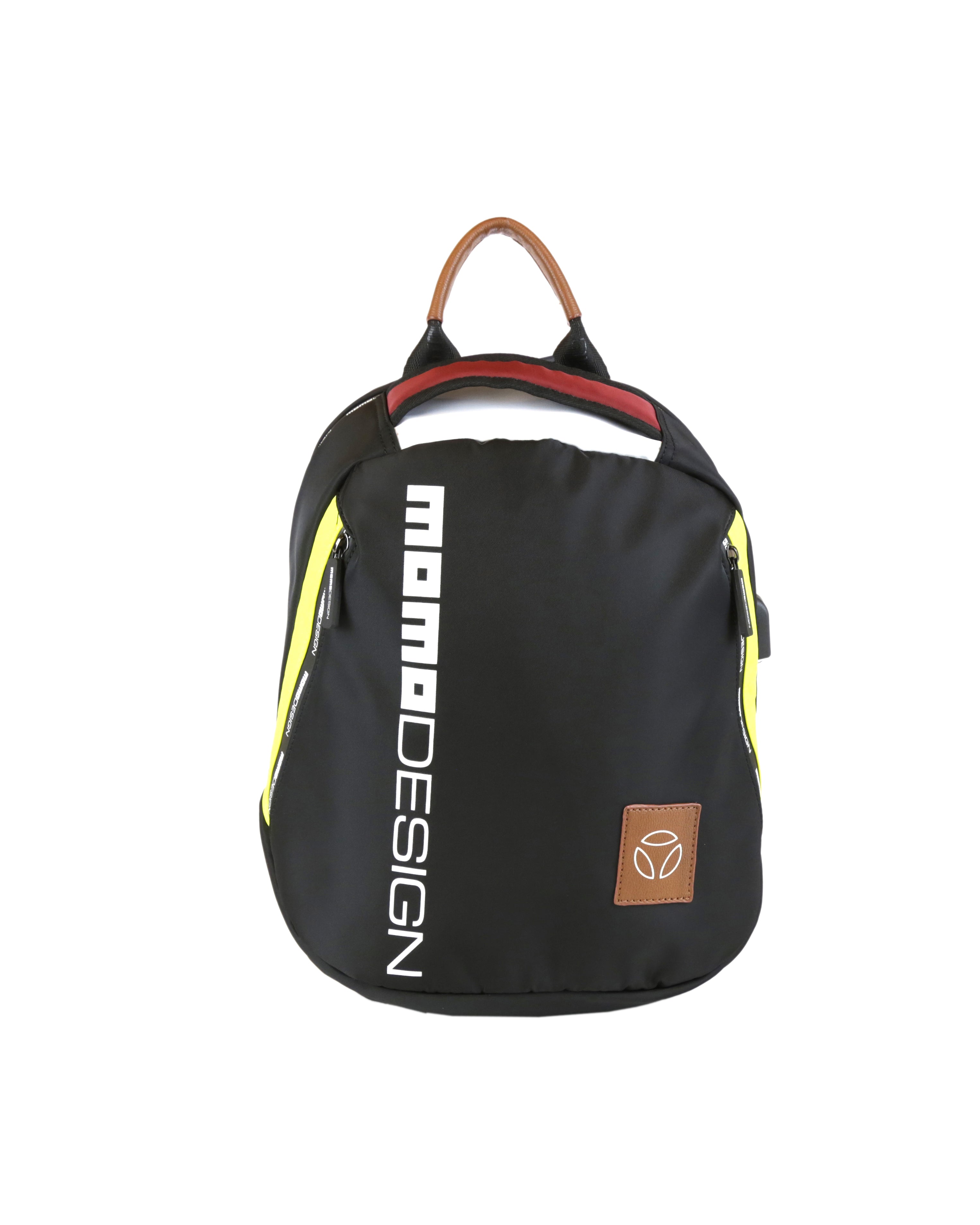 Zaino uomo in poliuretano Casual MO-02IC-BLACK - CUOIO Momo Design