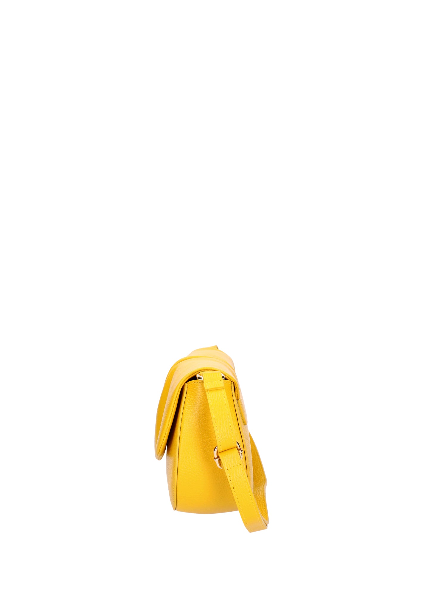 Borsa a spalla da donna Vera pelle 07152-D04 GIALLO Viola Castellani