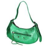 Gloria Borsa a mano da donna Vera pelle 05708-L028 VERDE MEDIO Gave Lux