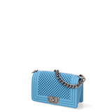 Borsa a mano da donna 100% Pvc FLAT-S-BALL 24-SUGAR BLUE - BRUSH CDF Marc Ellis