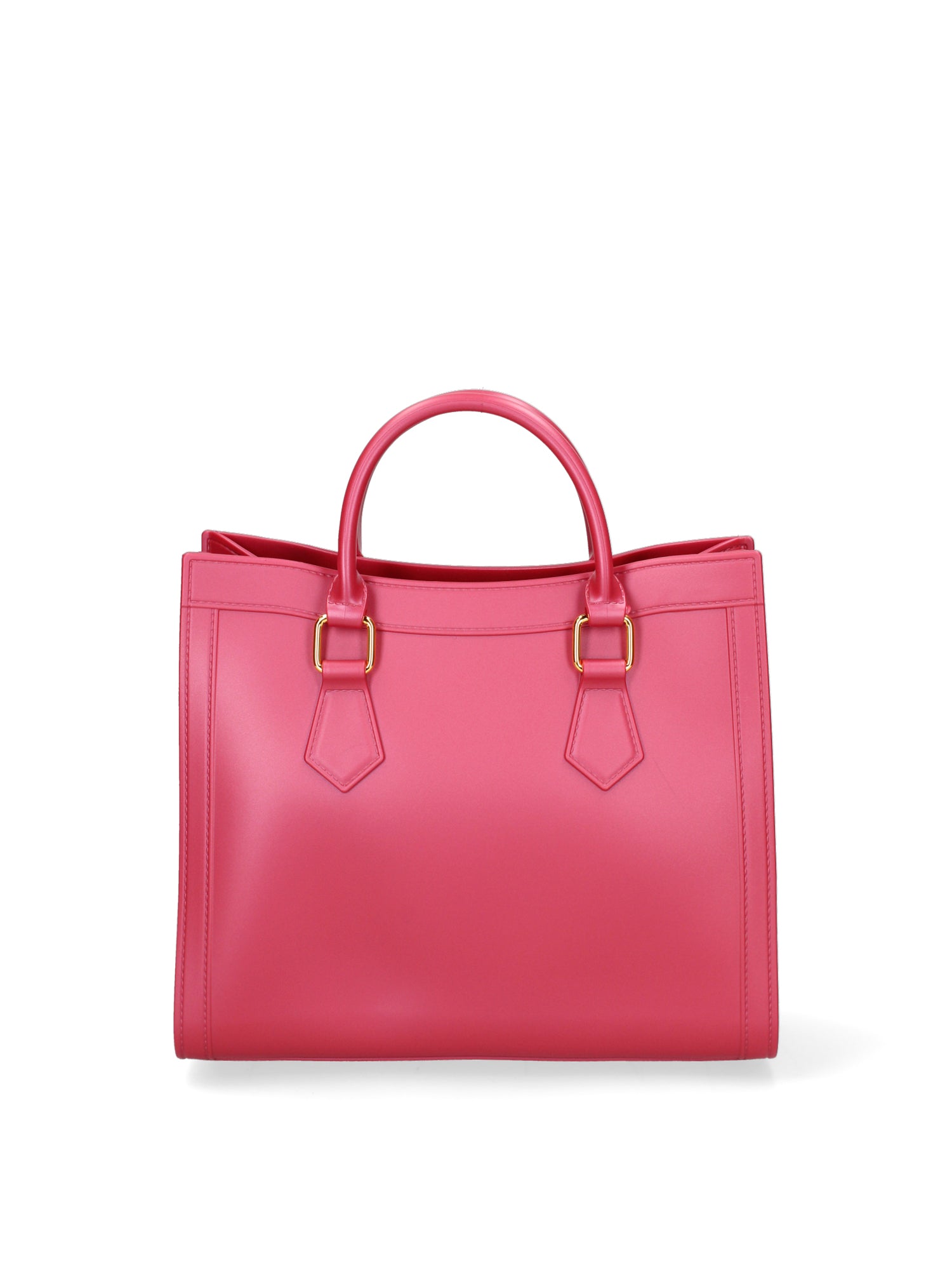 Borsa a mano da donna 100% Pvc FLAT-WOOD-M 24-CHERRY - GOLD Marc Ellis