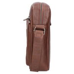 Borsa a tracolla uomo 100% PU Leather PCL3000-COFFEE Northampton Polo Club