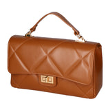 Vita Borsa a spalla da donna Vera pelle 06879-S17 CUOIO SCURO Gave Lux