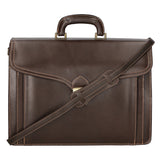 Nevio 7010-TMORO DARK BROWN Borsa da lavoro uomo in pelle Gave Lux