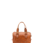 Borsa a bauletto unisex in vera pelle 100% cotone 4528-MIELE Alessia Firenze