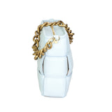 Agostina Borsa a mano da donna Vera pelle 04691-D92 CELESTE HEAVENLY Gave Lux