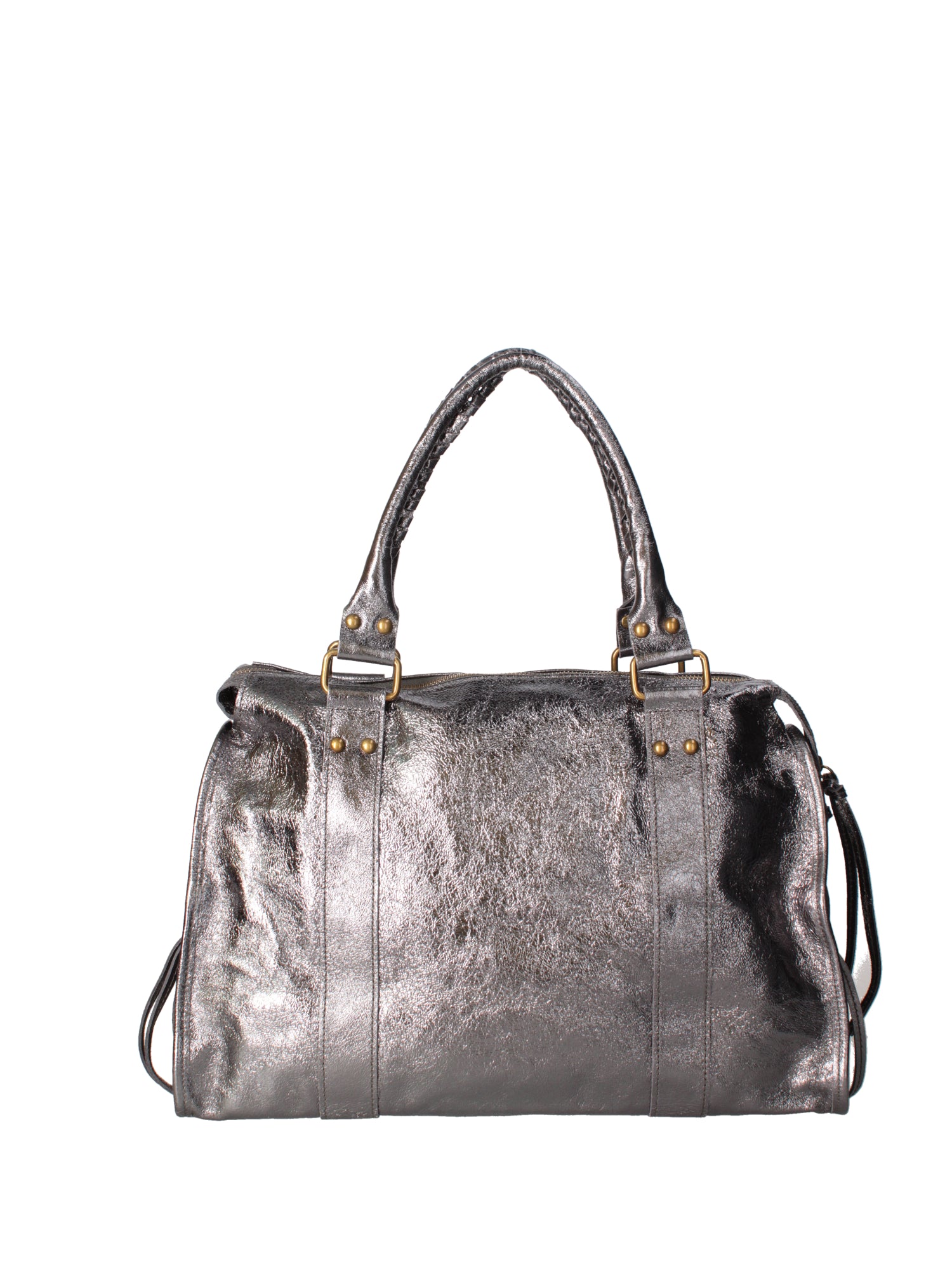 Novara Borsa a spalla da donna Vera pelle 06090 LM-L020 FERRO Gave Lux