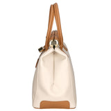 Aleria Borsa a mano da donna Vera pelle 8005-D37 LATTE D44 CUOIO Gave Lux
