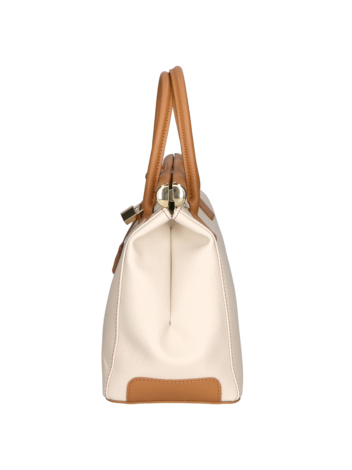 Aleria Borsa a mano da donna Vera pelle 8005-D37 LATTE D44 CUOIO Gave Lux