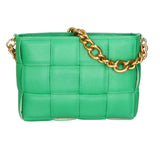 Agostina Borsa a mano da donna Vera pelle 04691-D47 VERDE MELA GREEN APPLE Gave Lux