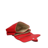 Caelia Borsa a tracolla da donna Vera pelle 194942-ROSSO+ROSSO Gave Lux