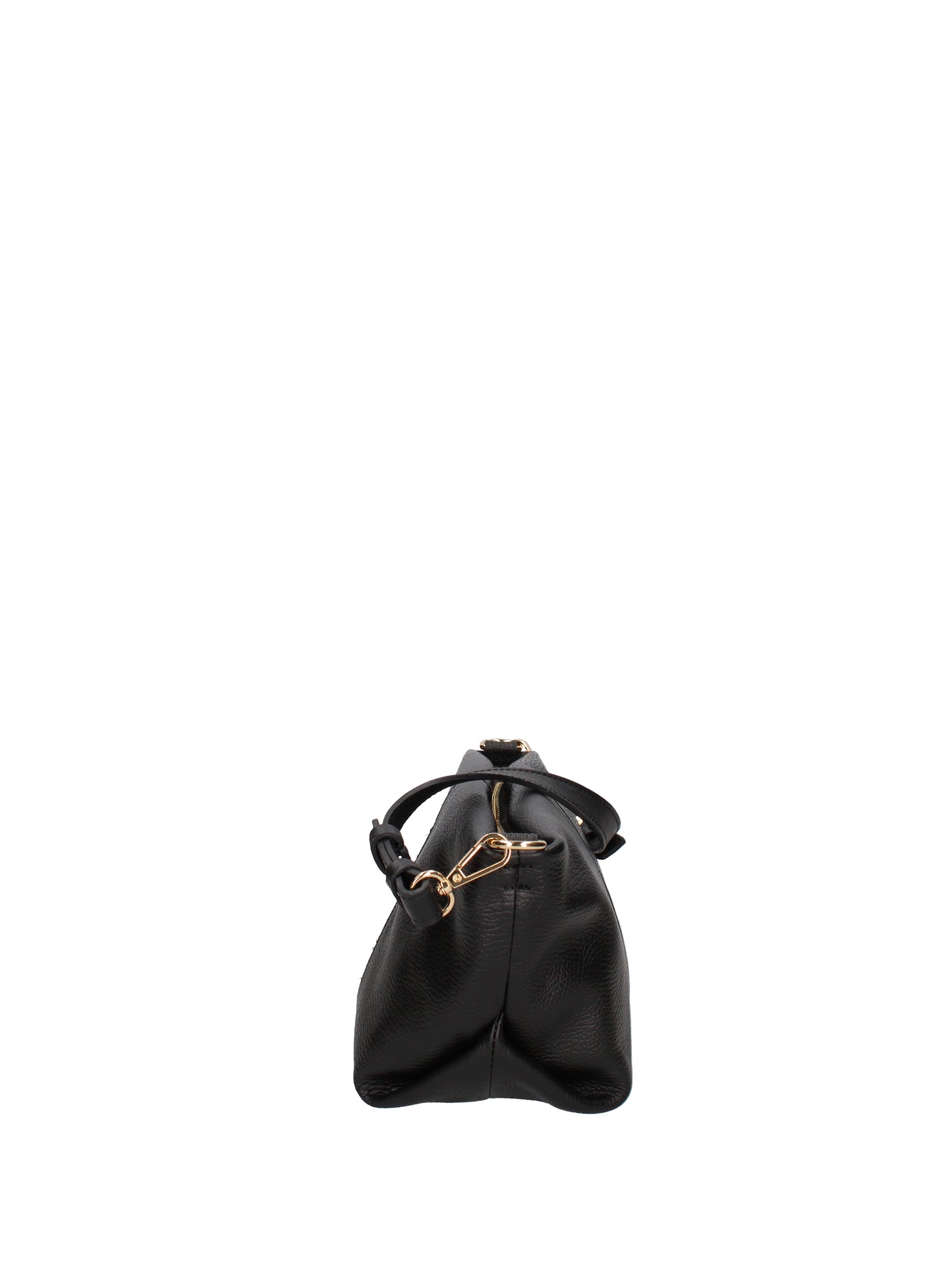 Borsa a spalla da donna Vera pelle 07165-D28 NERO Roberta Rossi