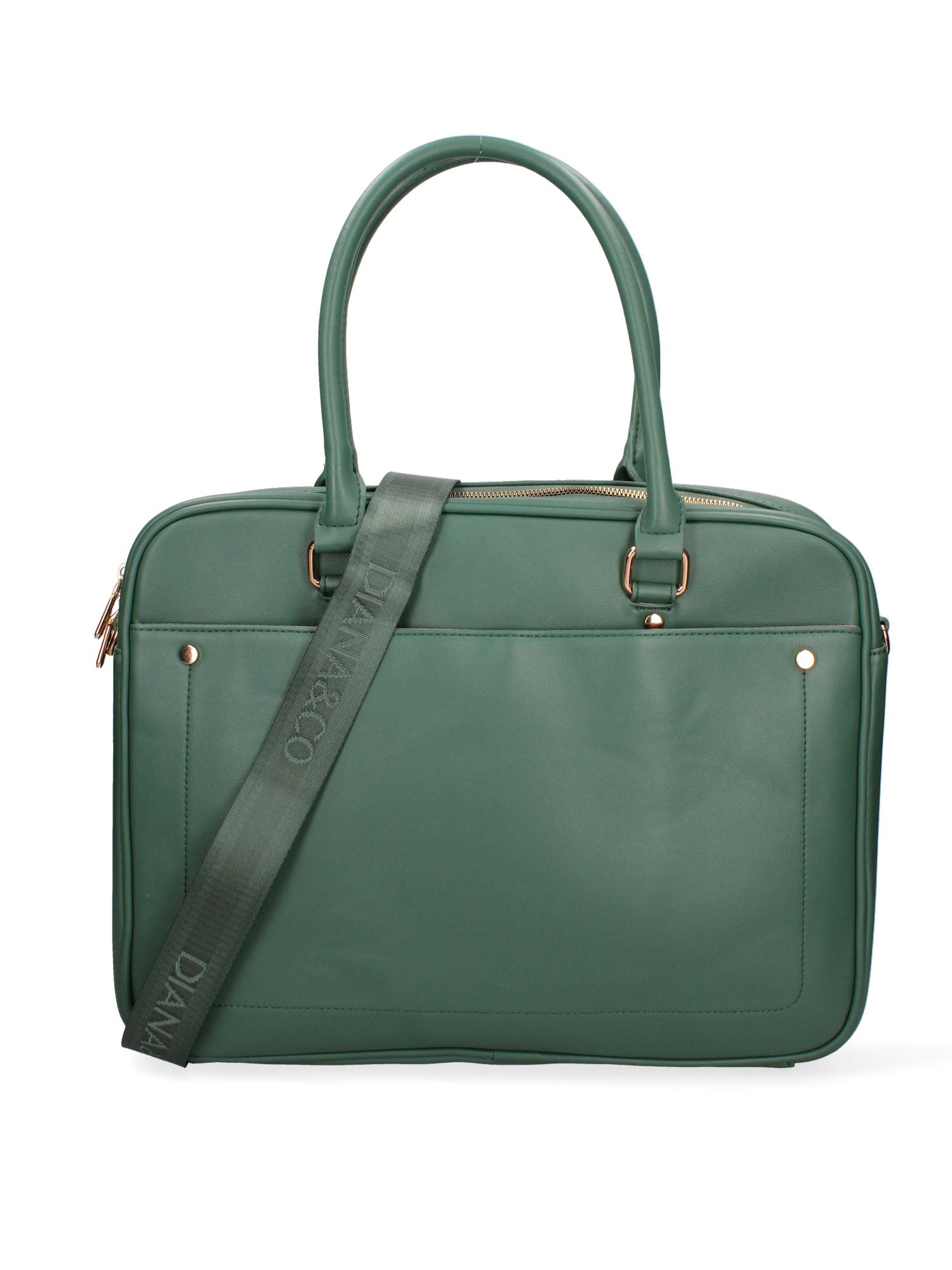 Valora Borsa da lavoro unisex Ecopelle e poliestere 3403-2-GREEN Diana&co