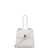 Borsa a mano da donna 100% pelle 07204-L119 GRIGIO CHIARO Viola Castellani