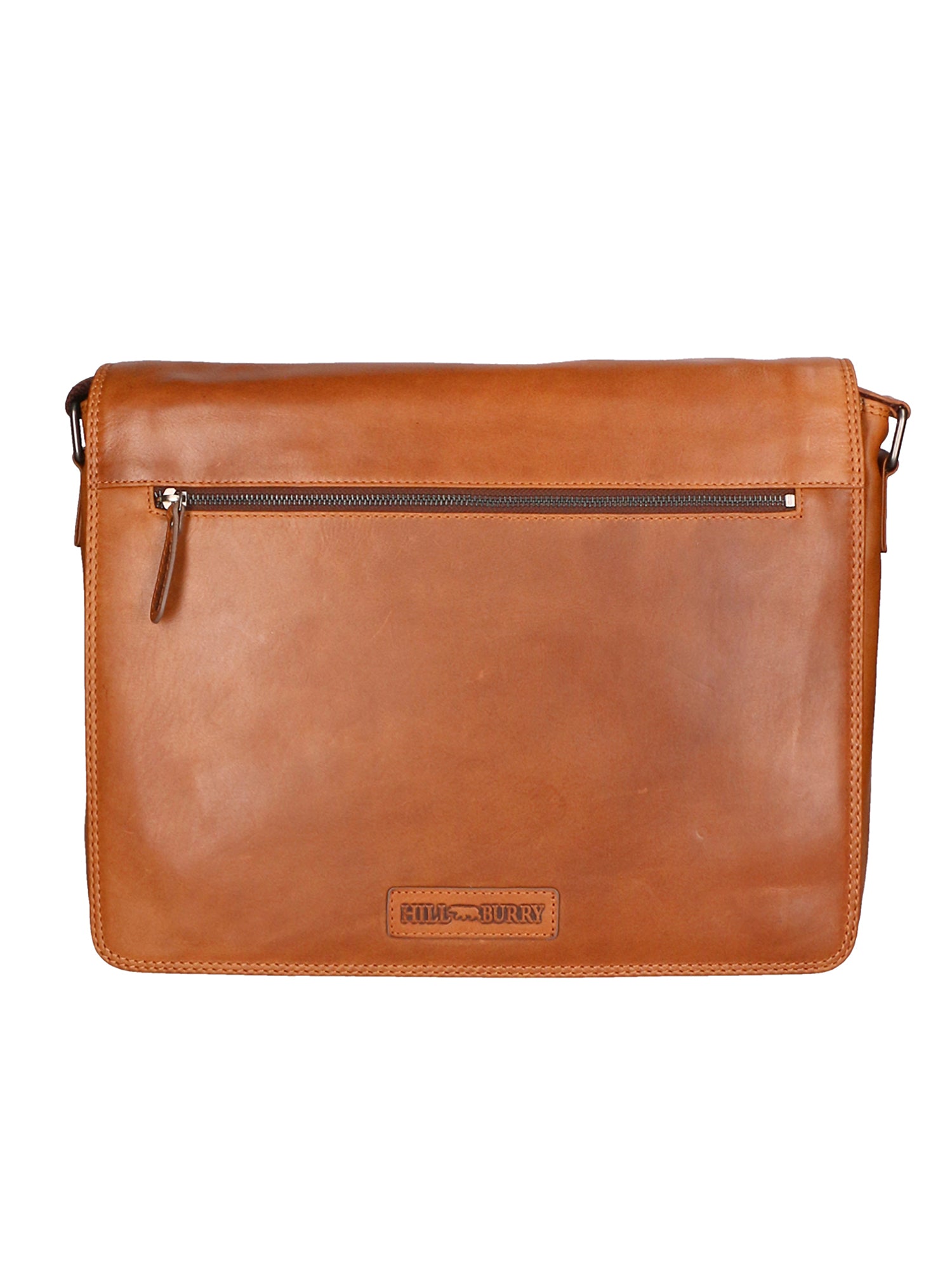 Borsa da lavoro uomo in vera pelle RFID HILB-400-CUOIO Hill Burry