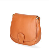 Bianca Borsa a tracolla da donna Vera pelle 10016 1020-S17 CUOIO SCURO Gave Lux