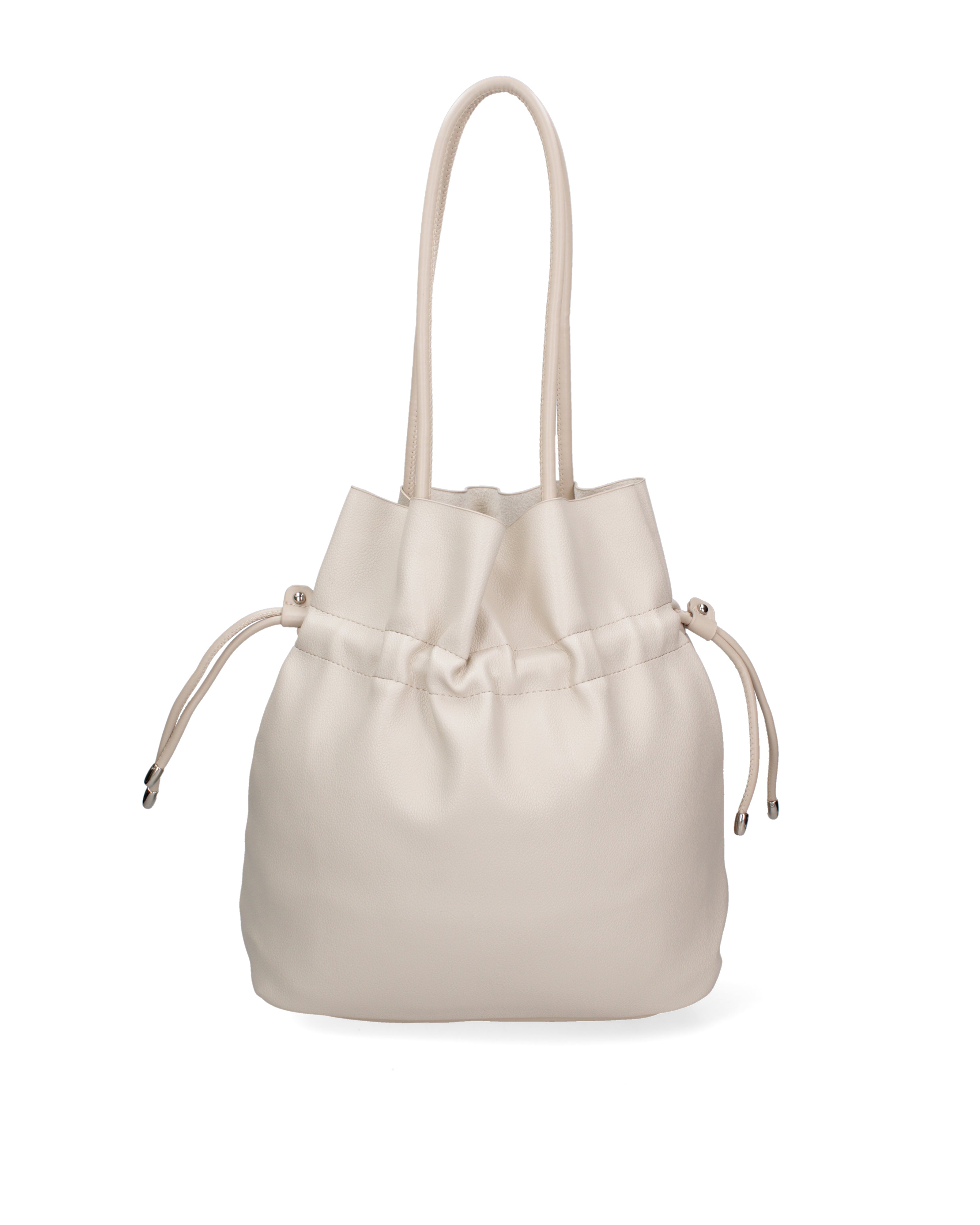 Borsa a spalla da donna 100% PVC F6717-2-BEIGE David Jones
