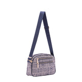Borsa a tracolla da donna Ecopelle BC1362-BLU B Cavalli