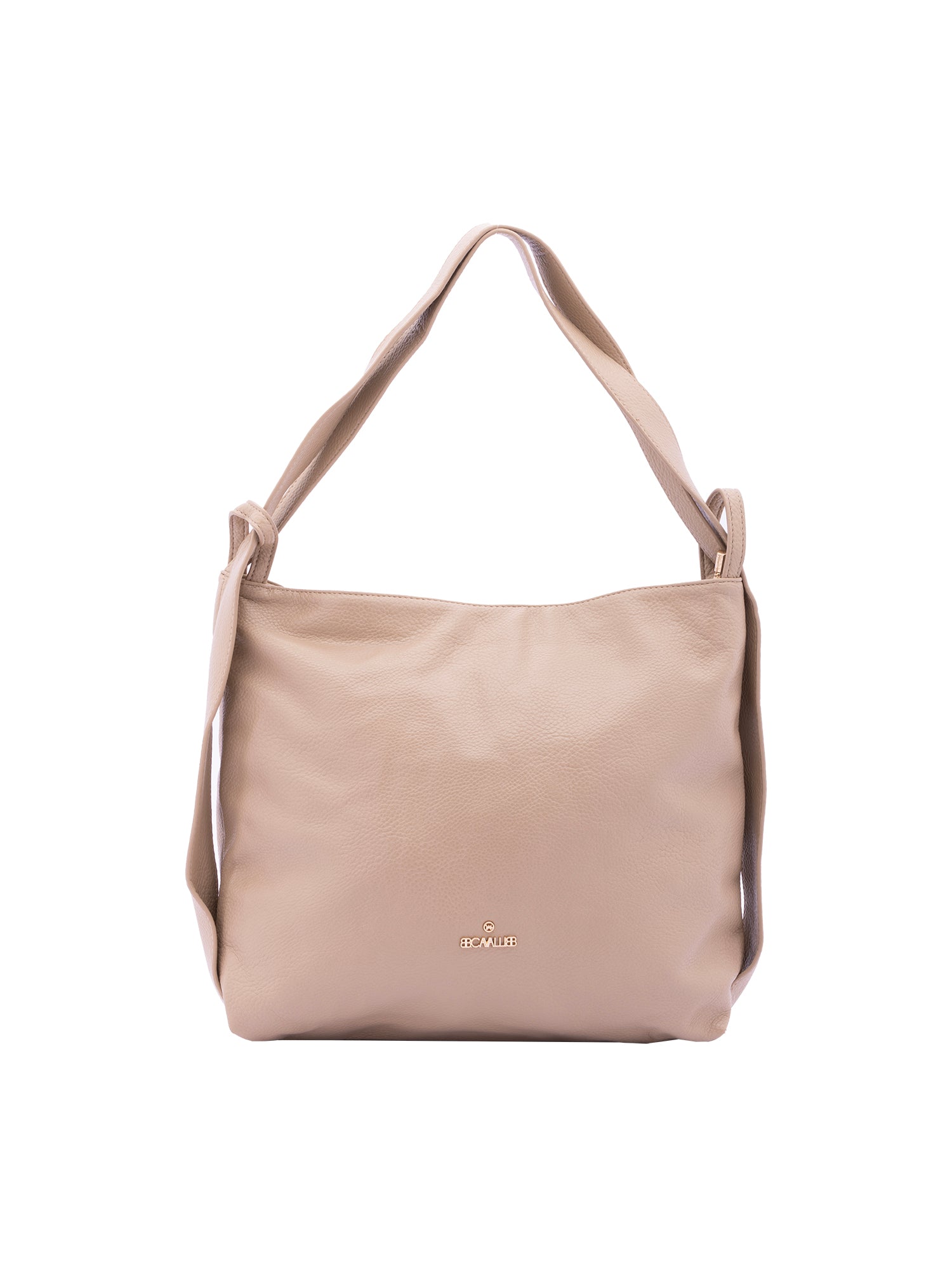 Borsa a spalla da donna Ecopelle e poliestere BC1407-BEIGE B Cavalli