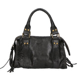 Erisia Borsa a spalla da donna Vera pelle 06091-NERO Gave Lux
